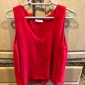 Red stylish tank top